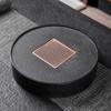 Rotating Imitation Obsidian Tea Tray Luxury Home Tea Table Drainage Water Storage Tray Dry Brew Tea Set Size can be selected