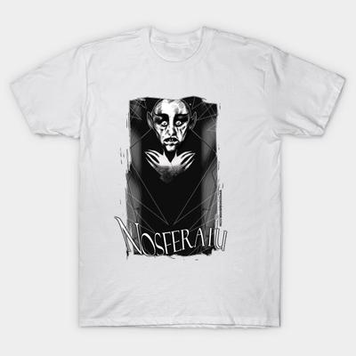 T Shirt Women Nosferatu Harajuku Print Kawaii Tshirt Summer Short Sleeve Female T-Shirt Top Tee