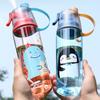 Cartoon Sports Water Cups Transparent Fitness Drinking Cups Creative Plastic Water Bottles  Travel