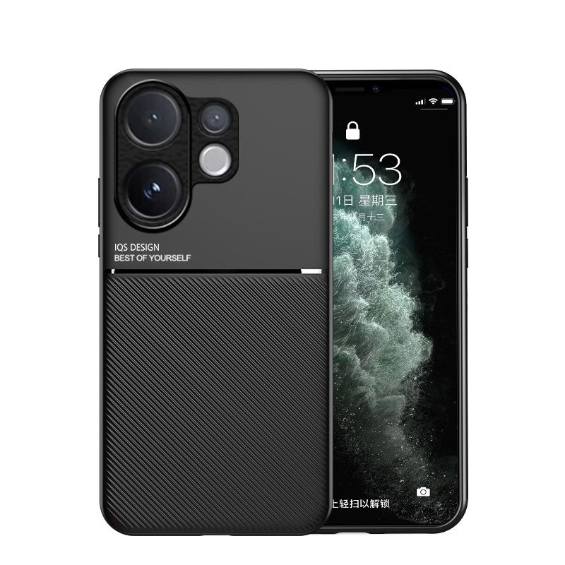 For VIVO V60  Textured Magnetic Four-corner Full Coverage Shockproof and Drop-resistant Phone Case