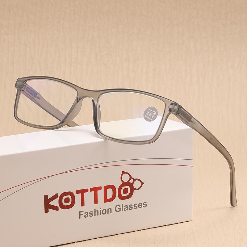 Vintage Square Reading Eyeglasses Female Male Plastic Eyeglasses Computer Hyperopia Presbyopia Compact Frames Reading Glasses+1.0+1.5+2.0