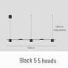 Modern LED Minimalist Long Strip Pendant Light for Restaurants
