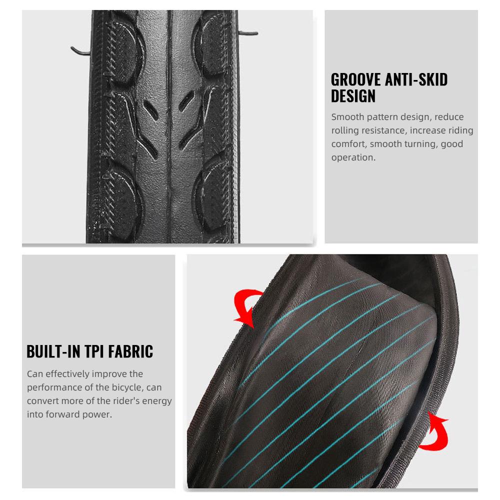 Bike Tires Set for 700CCelsius26 Inch Mountain Bikes or City Bikes Road Bikes Mixed Rubber   Tires
