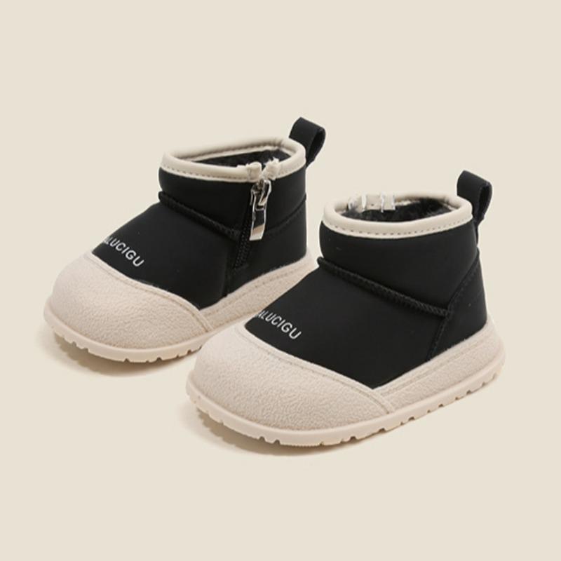 Baby Warm Snow Boots Girls Plus Velvet Cotton Boots Boys Lightweight Toddler Shoes