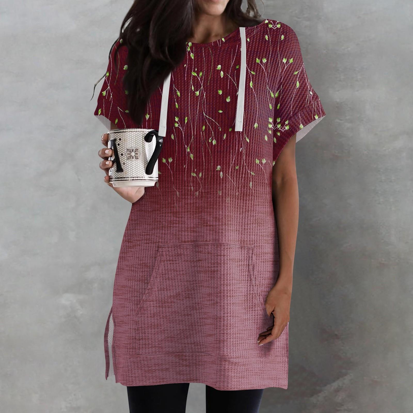 Женские свободные рубашки с принтом — фото 13