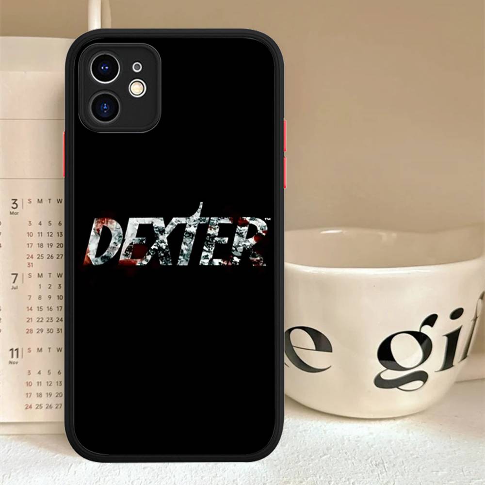 Dexter Morgan Phone Cases For IPhone 16 15 14 Plus 13 12 11 Pro Max Matte Oft Bumper Phone Cover