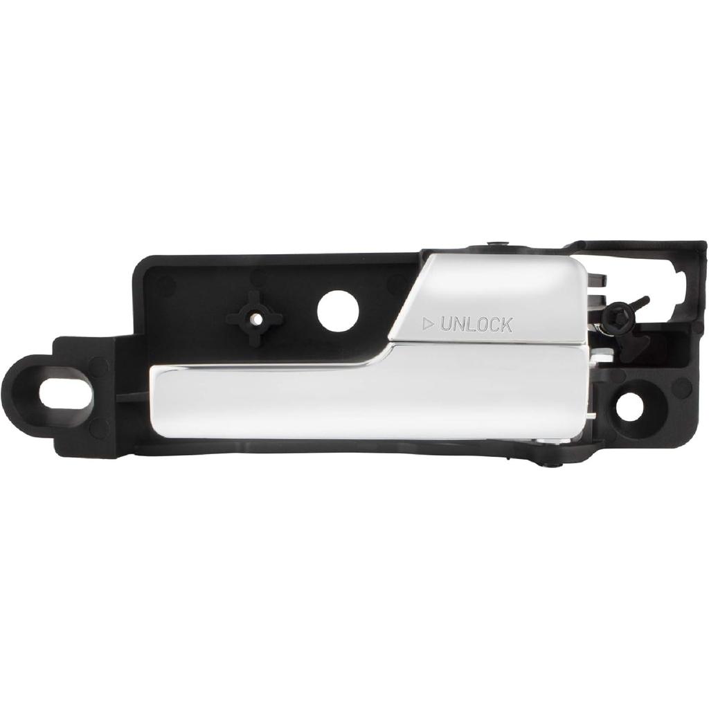 BOXI Interior Rear Right Passenger-Side Chrome Door Handle For 2006-2012 Ford Fusion 2007-2012 Lincoln MKZ 2006 Lincoln Zephyr 2006-2011 Mercury