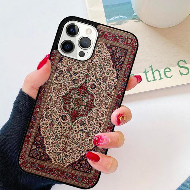 

Persian Carpet Floral Pattern phone Case Cover For iPhone 17 Air 15 16 14 Plus Apple 11 12 13 Pro Max coque iPhone 13