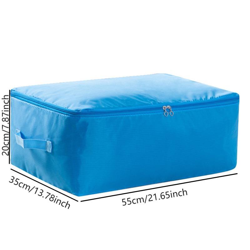 Large Capacity Comforter Storage Bags with Zipper Moistureproof Space Saver Luggage Clothing Moving Bag for Kindergarten
