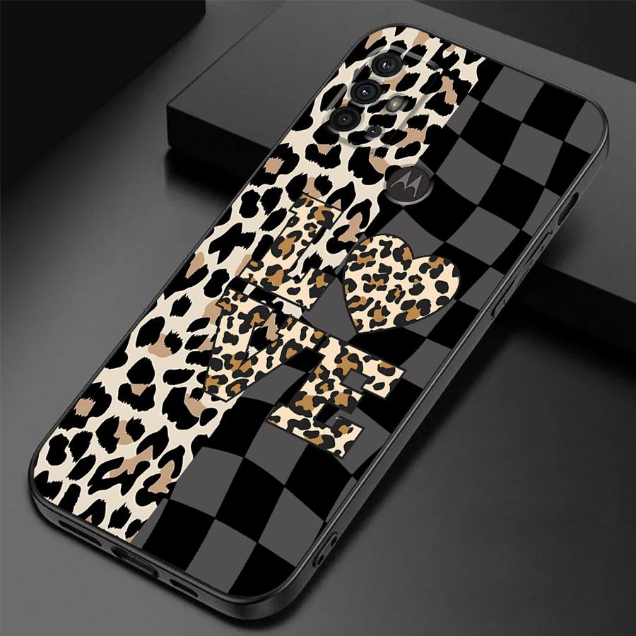 

Pink Leopard Print Case for Motorola Edge 40 Pro 30 Neo G60 20 G73 G22 G71 G60S G30 G72 G51 G52 20 Lite G53 G50 40 30 Soft Cover Moto G30