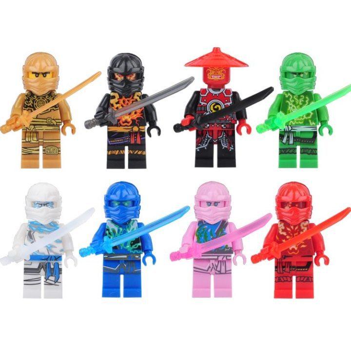 Figure Building Block Doll Villain Phantom Series Figurine Children Assemble Toy Boy