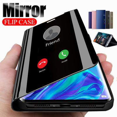 Mirror Flip Case For Samsung Galaxy S23 Ultra S22 S21 Plus S20 Fe S10 Lite S10e Cover For Samsung Note 20 Ultra 10 Plus Fundas