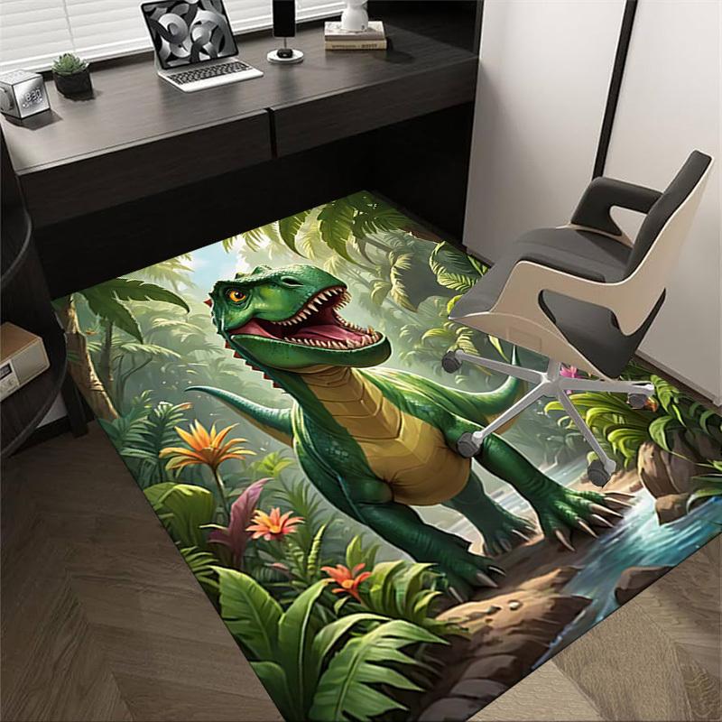 1PC dinosaur jungle Extra Large Non-Slip Floor carpet, Office, family, bedroom, Studio - Large Area RugJ0342