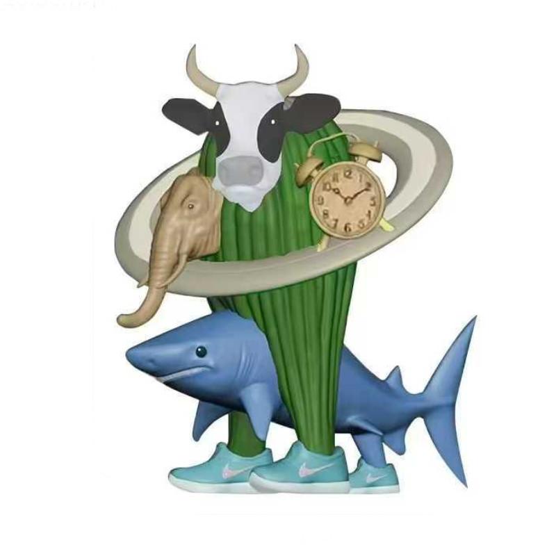 Italian Brainrot Al Pvc Mythical Creatures Figure Set With Collectible Design For Fantasy Enthusiasts