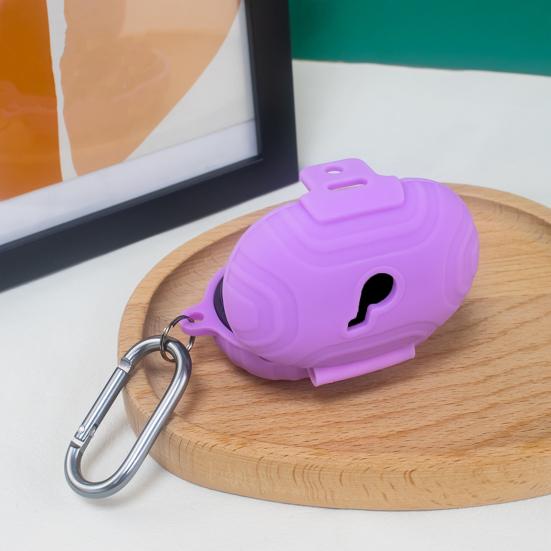 Funda protectora Funda de silicona a prueba de golpes con gancho Impermeable Resistente a la suciedad Almacenamiento conveniente Estuche para auriculares inalámbricos para Anker Soundcore Space A40