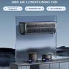 Quick Cooling Wall-Mounted Air Cooling Fan Leafless Design Portable Wall Ice Cooler  Bedroom