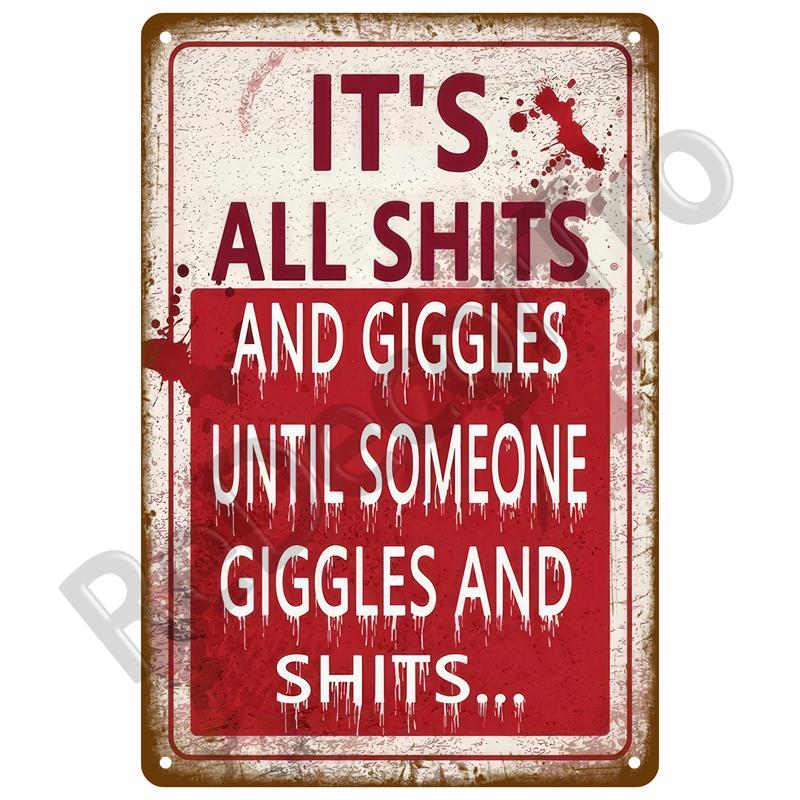 Caution Warning Metal Sign For Safety Signs Danger Beware Tin Sign Plate Home Wall Decor Vintage Plaque Home Art Painting Poster