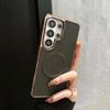 Leather Magnetic For Magsafe Case Samsung S26 S25 S24 FE S23 S22 Ultra Plus Cooling Soft Bumper Shockproof Protect Cover