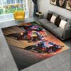 3D Motorcycle Racing Carpet Family Living Room Bedroom Decoration Door Mat Playroom Children Play Non-Slip Floor Mat
