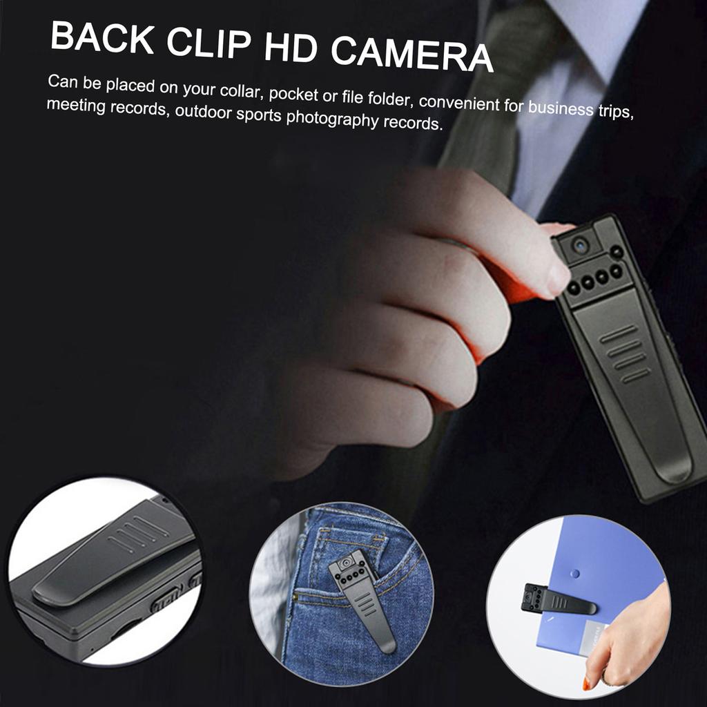 Camera HD Portable Back Clip Design Smart Camera 1920 80 Video Camera Wireless USB Camera for Indoor Outdoor