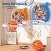 Wall-Mounted Children's Basketball Hoop: Indoor No-Drill Parent-Child Interactive Toy & Year of the Horse Gift