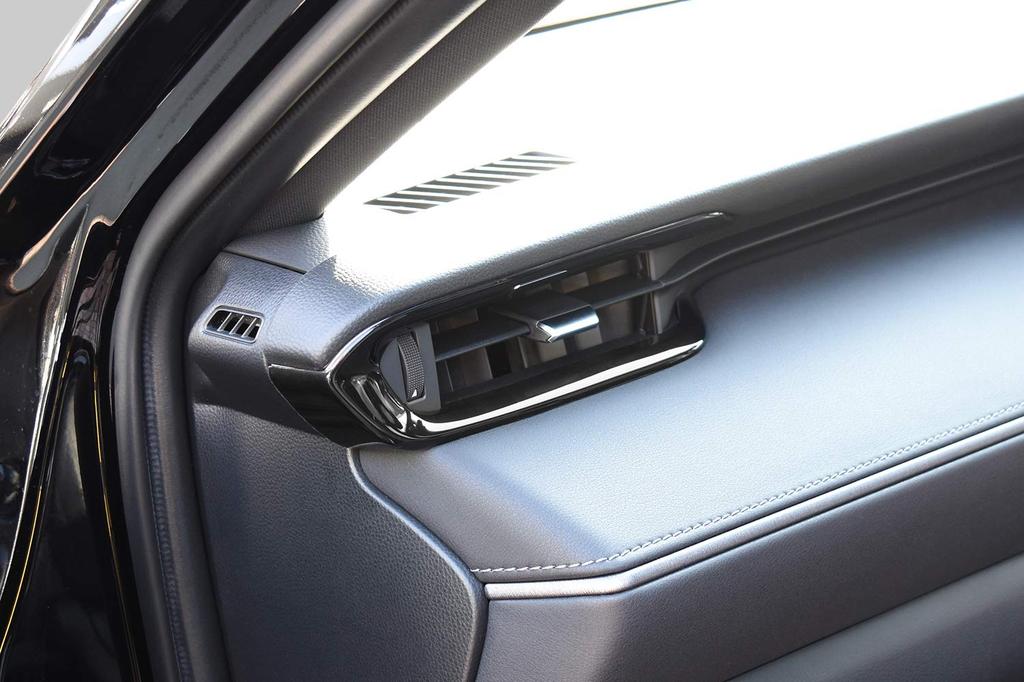 SecondStage Duct Panel for Toyota Harrier 80 Piano Black Series, (T522BLK)