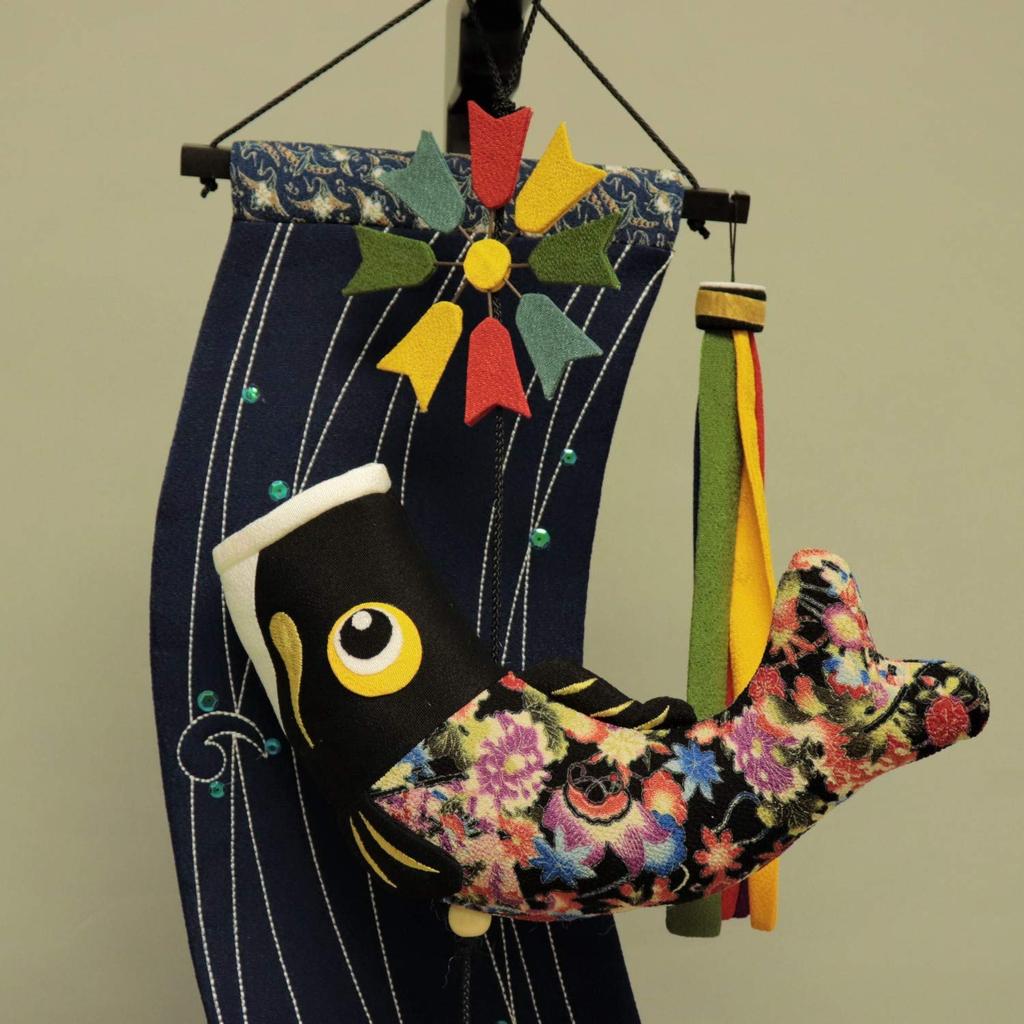 Satsuki Doll Indoor Carp Streamer Carp Waterfall Streamer Medium Size (Height 95cm)