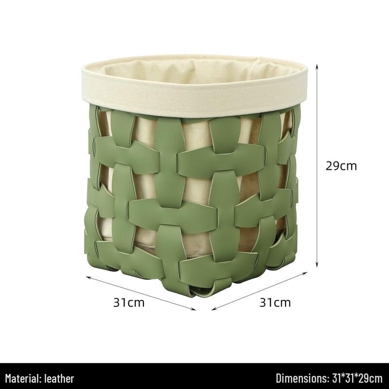 Handon Modern Leather Laundry Hamper