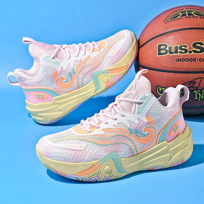 Basketball Shoe Manufacturer, a 2025 New Mesh Mandarin Duck Blue Sneaker, Actual Combat Boots, Student Training Sneakers