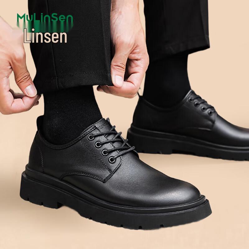 Мужские кожаные туфли MULINSEN в стиле business casual C9016 40