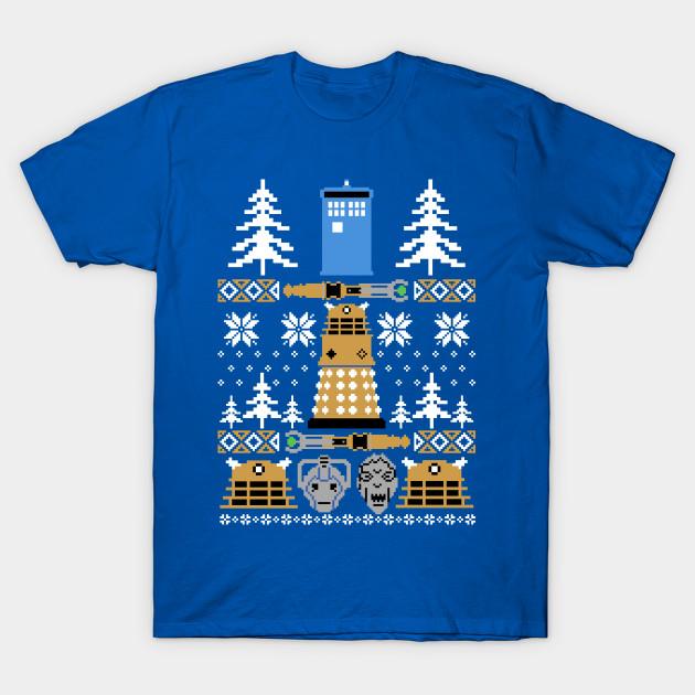 

Men Black Print T-shirt Doctor Who Ugly Sweater No-Cut Transfer Paper Print Cotton Tshirt 2XL королевский синий
