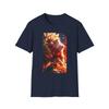 Anime Soft T-Shirt, Katsuki Bakugo Realistic 2, Unisex JL Anime Front Printed