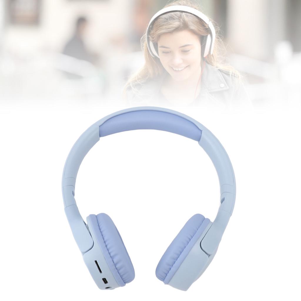 Hea Hone Stereo Heavy Bass Lossless Rechargeable Foldable Wireless Headset with 3.5mm Port for Gaming Sports