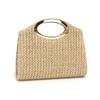 Ladies Straw Handbag Evening Bags Pearl  Flip Cover Cosmetic Bag Beach Holiday Essential Handheld Envelope Clutch Handbags 