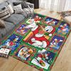 1pc Disney Cartoon Characters Pattern Carpet Area Rug Non-slip Carpet Hand Washable Floor Mat Suitable For Living Room Bedroom Home Decor
