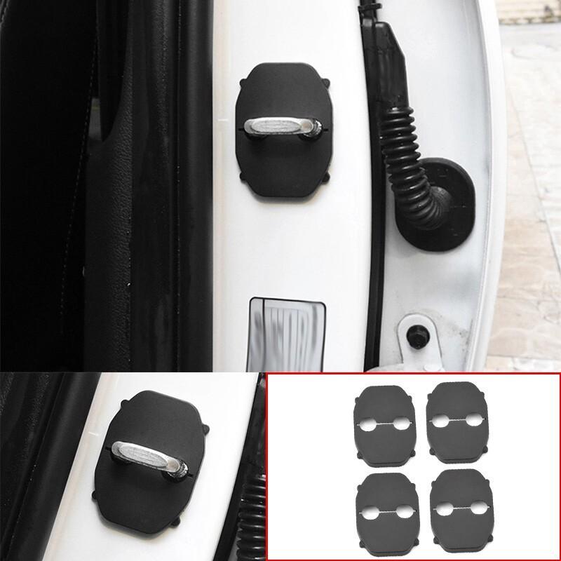 For Hyundai Sonata 2020-2025 Black Matte Door Buckle Protection Cover Trim 4PCS