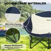 Folding Chair Foldable 2-Seater Camping Chair with Drink Holder Carry Bag Holds Up To 250kg Blue