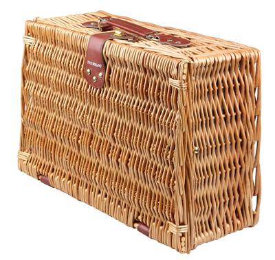 CAPTAIN STAG Picnic Basket Trunk UT-1001 Brown (Approx.) Width 40 X Depth 29 X Height 16cm