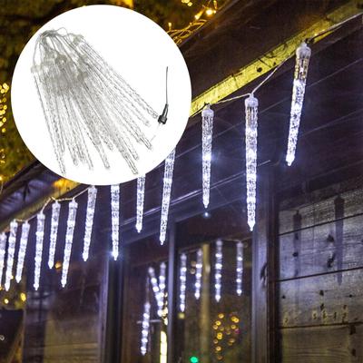 Hanging Icicle Christmas Lights for Courtyard Garden