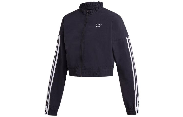 Adidas Originals Jackets Women s Black Stand Collar Moderate Other FU3859 40