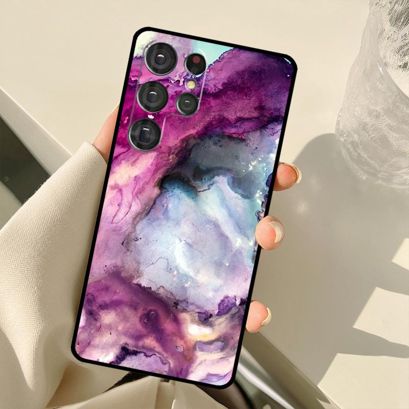 Beachy Pastel Abstract Painting Case For Samsung Galaxy S22 Ultra S21 S20 S24 S25 Ultra S9 S10 Plus S23 FE S25 FE Back Cover