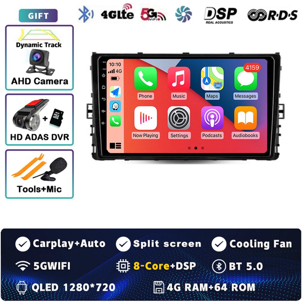 Android 14 Carplay Car Radio For Volkswagen Jetta 7 2018 - 2022 Multimedia Video Player Navigation GPS Stereo 2Din DVD Head Unit