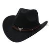 Unisex Trendy Western Cowboy Hat Cowgirl Cap Fedoras Costume Accessory For Halloween Christmas Birthday Masquerade Party Hats