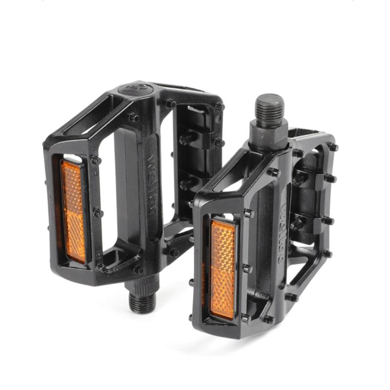 

Bike Pedals Bicycles Alloy Non-Slip Wide Platform Bike Pedals 9/16Inch Bearing Waterproof Anti-Dust Mountain Bike Pedals