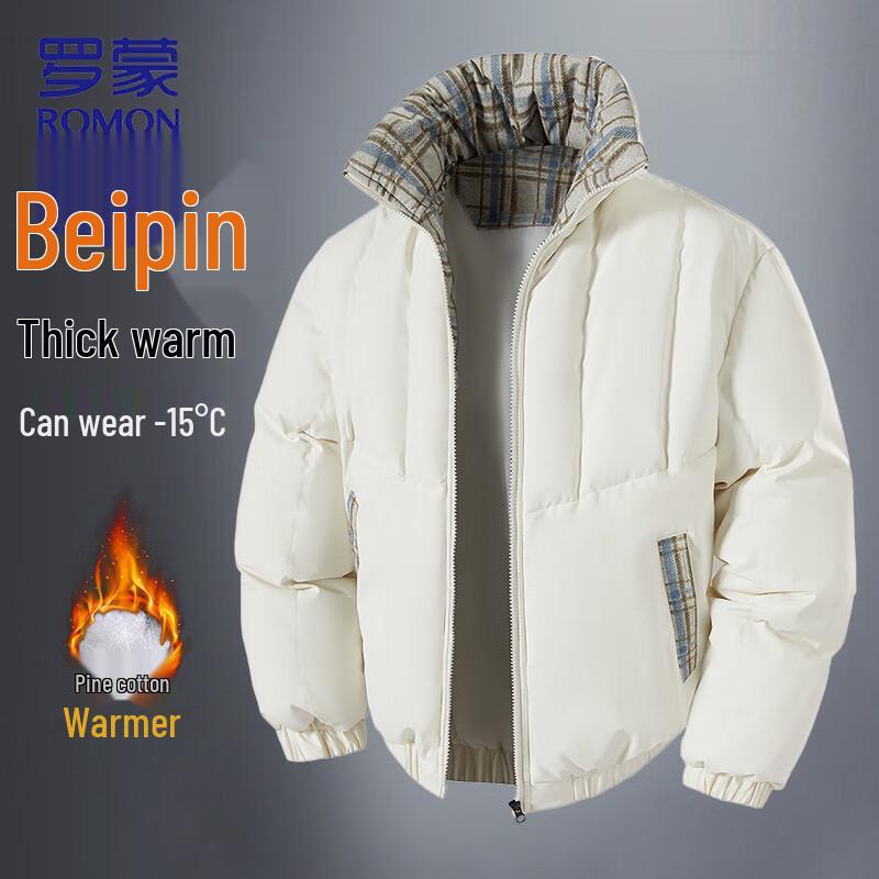

ROMON Men s High-Neck Padded Winter Jacket 2XL