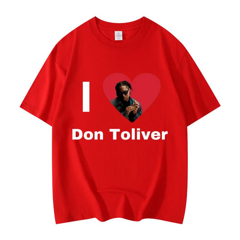 

I Like Don Toliver Print Tshirt Men Women Clothing Fashion Hip Hop Short Sleeve Tshirts High Quality Cotton Oversized T Shirt S