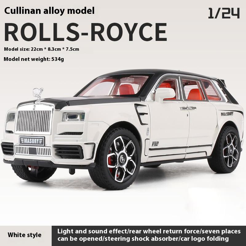 1:24 Rolls Royce Cullinan Mansory Customized Modified Version Alloy Metal Diecast Car Model Collecting Hobbies Gift Children Toy