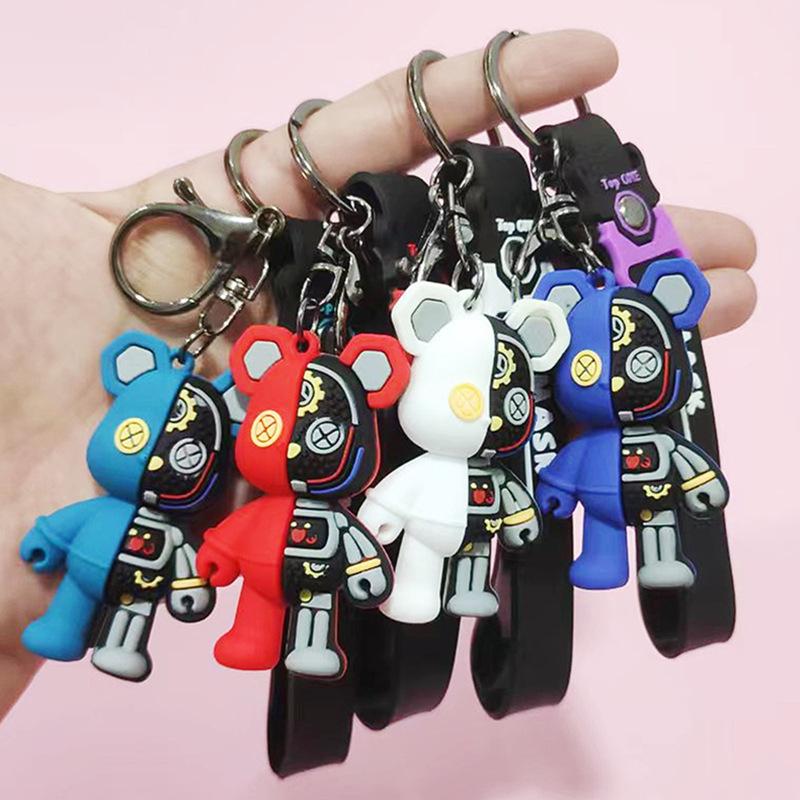 Portachiavi Astronauta Figurina Cartone Animato Astronauta Fascino per Borsa Unisex Coppia Ciondolo per Auto Figurine da Artigli
