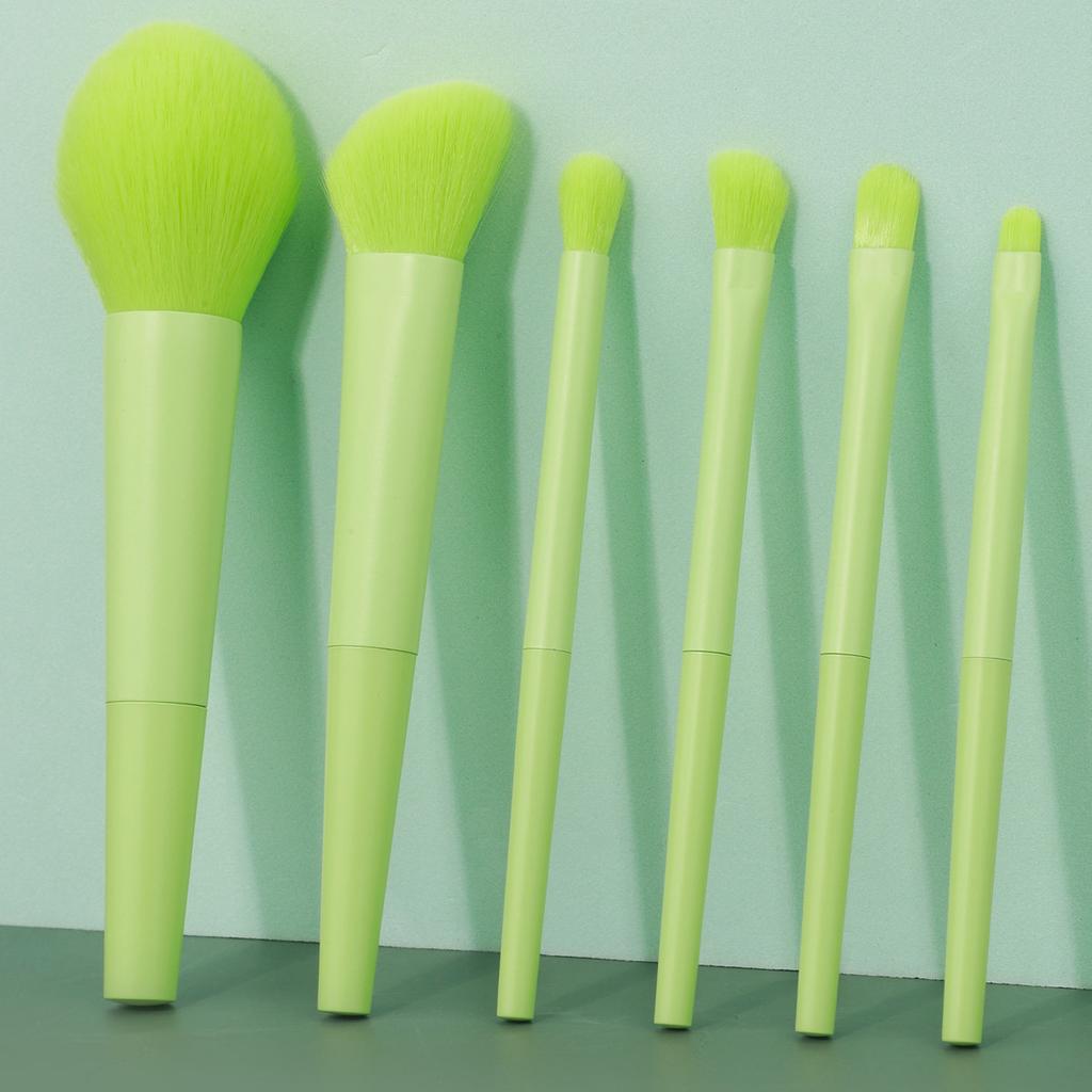 6/12 Makeup Brush Set Makeup Brush, Eye Brush Foundation Brush Artificial Bionic Fiber Hair Beauty Tool