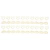 20Pcs Table Number Holder Heart Shaped Stable Sturdy Metal Widely Used Place Card Holder for Home School